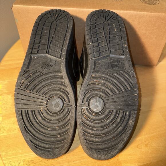 Size 11.5 Air Jordan 1 Mid Triple Black No Box main image 5